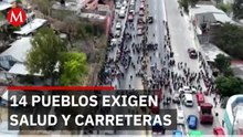 Bloqueo en la Autopista del Sol cumple seis horas por protesta en Guerrero