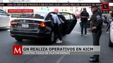 GN despliega operativo en el AICM contra apps de transporte | Pedro Gamboa, 12 de marzo de 2026