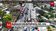La Autopista del Sol mantiene su bloqueo después de 8 horas | Milenio Noticias, 12 de marzo de 2026