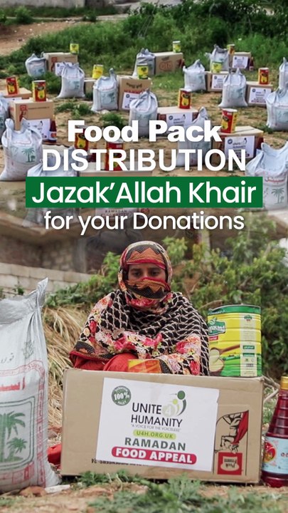 Ramadan Food Packs Distributed to Poor Families