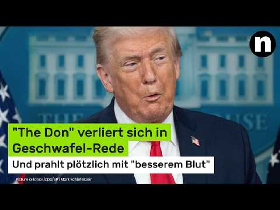 Donald Trump: 'The Don' verliert sich in Geschwafel-Rede - und prahlt plötzlich mit 'besserem Blut'