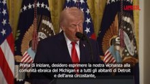 Trump: «Iran nazione di terrore e odio, stanno pagando prezzo molto alto»