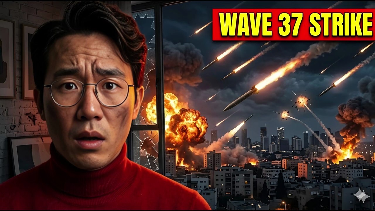 Iran's Wave 37 Hit Israel for 3 Hours Straight — Most Intense Attack of Entire War