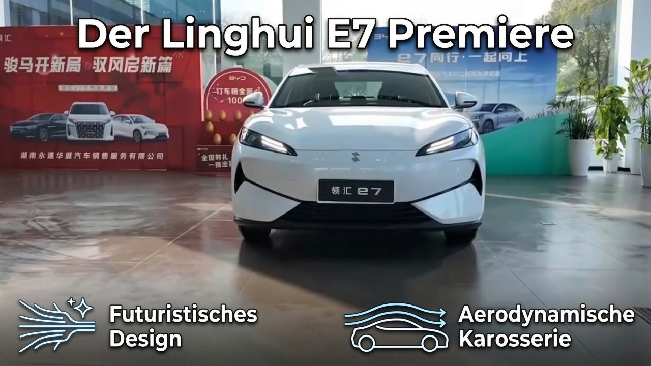 Linghui E7 Debüt: Neuer Elektro-SUV aus China sorgt für Aufmerksamkeit