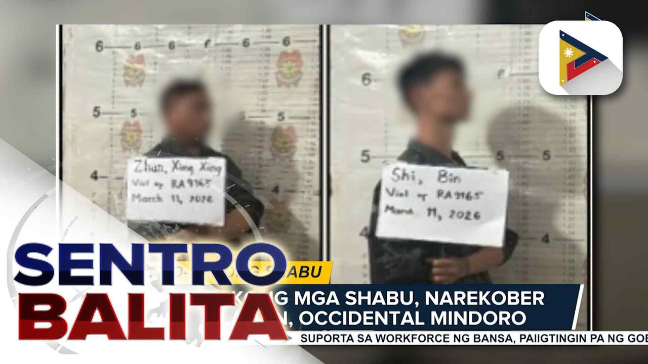 Pagtugis sa Chinese national na mastermind sa sako-sakong mga shabu na narekober sa Occidental Mindoro, pinaigting | ulat ni Ryan Lesigues