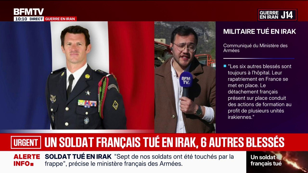 Soldat français tué en Irak: l'adjudant-chef Arnaud Frion était en opération en Irak depuis fin janvier
