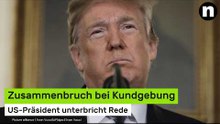Donald Trump: Zusammenbruch bei Kundgebung - US-Präsident unterbricht Rede