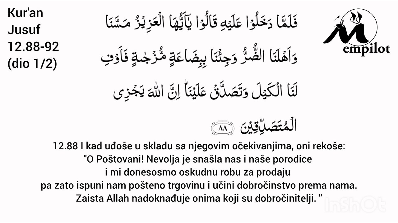 emDIN - Kuran Jusuf 12.88-92 dio 1/2