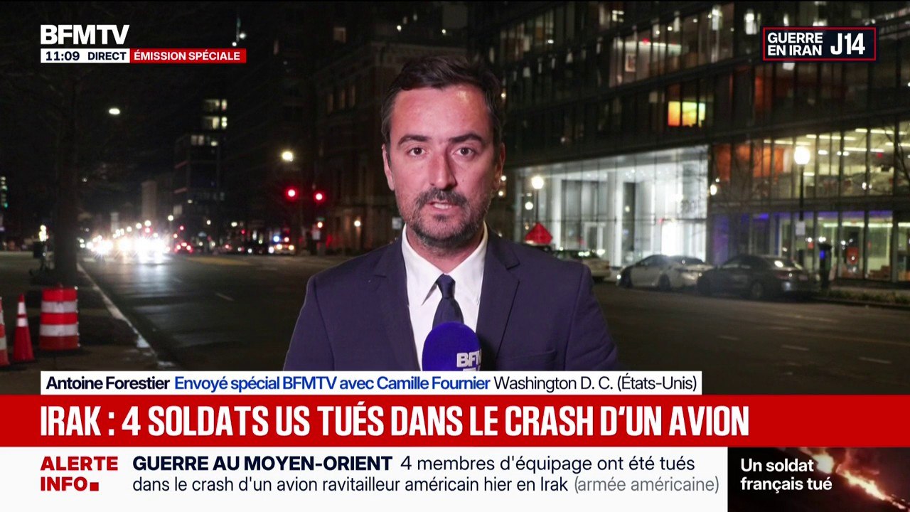 Guerre au Moyen-Orient: quatre membres d'équipage tués dans le crash d'un avion ravitailleur américain en Irak
