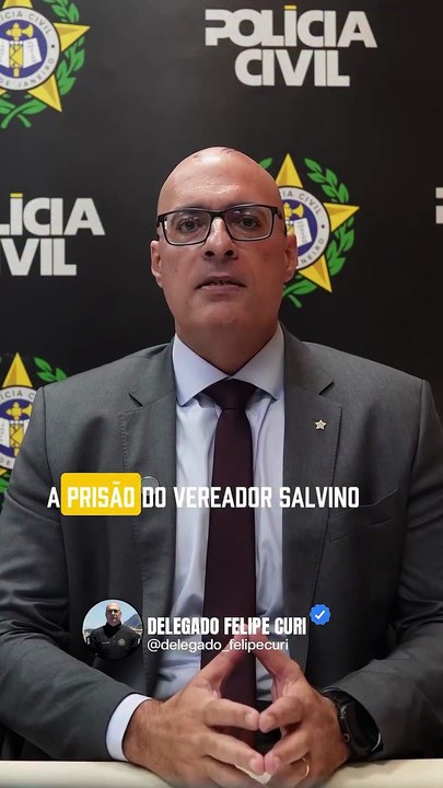 Delegado-geral posta vídeo esclarecendo prisão de vereador: "Não é decisão de governo, é decisão de Justiça"