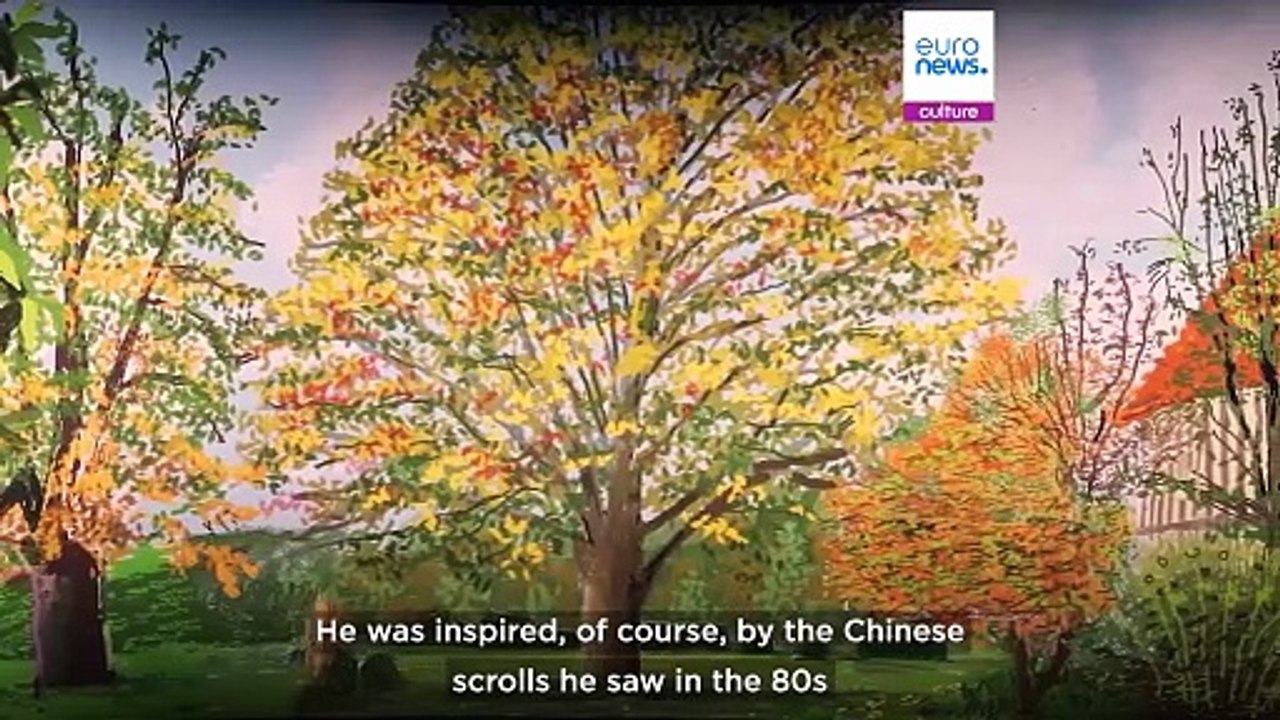 'A Year in Normandie': David Hockney’s sweeping 70-metre-long artwork unveiled in London exhibition