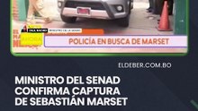 Ministro de la SENAD confirma captura de Sebastián Marset