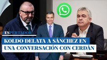 Koldo delata a Sánchez en una conversación con Cerdán: "Solamente me queda por verte a ti y a Pedro"