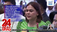Hiling na ipa-subpoena ang financial records at iba pa, patunay na walang sapat na ebidensiya para isulong ang impeachment case, ayon kay VP Duterte | 24 Oras
