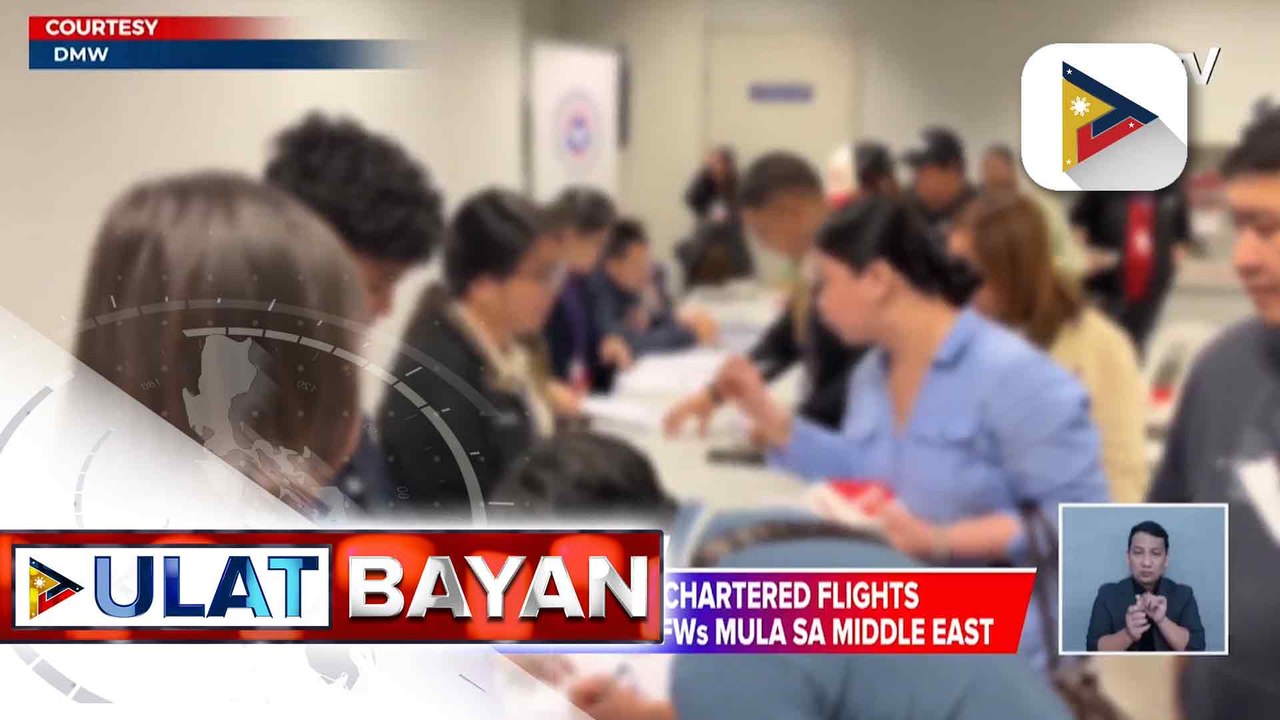 DMW, inaayos na ang chartered fights para sa mga OFW na nagnanais magpa-repatriate sa gitna ng tensyon sa Gitnang Silangan