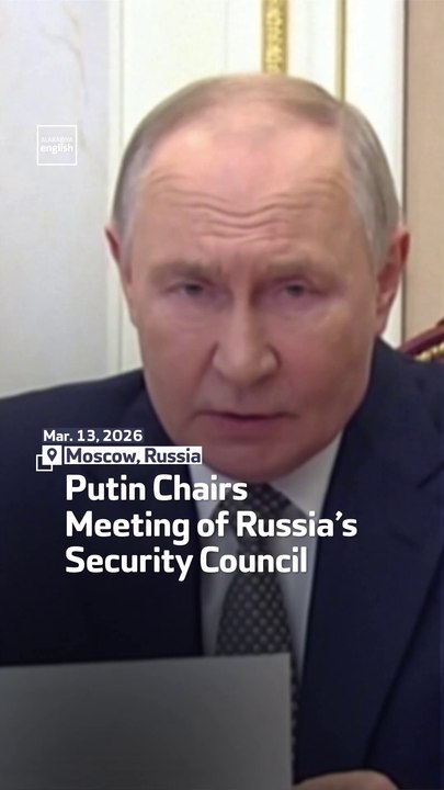 Putin Chairs Meeting of Russia’s Security Council