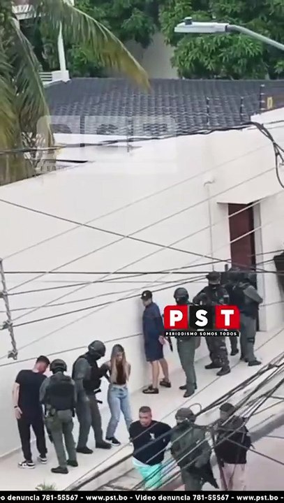 CUATRO APREHENDIDOS EN MEGAOPERATIVO POLICIAL EN LA ZONA DEL ABASTO