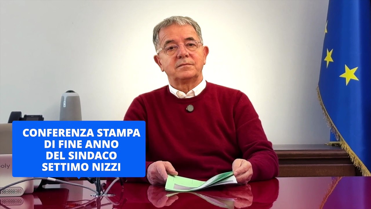 Conferenza di fine anno nervosa del sindaco Settimo Nizzi