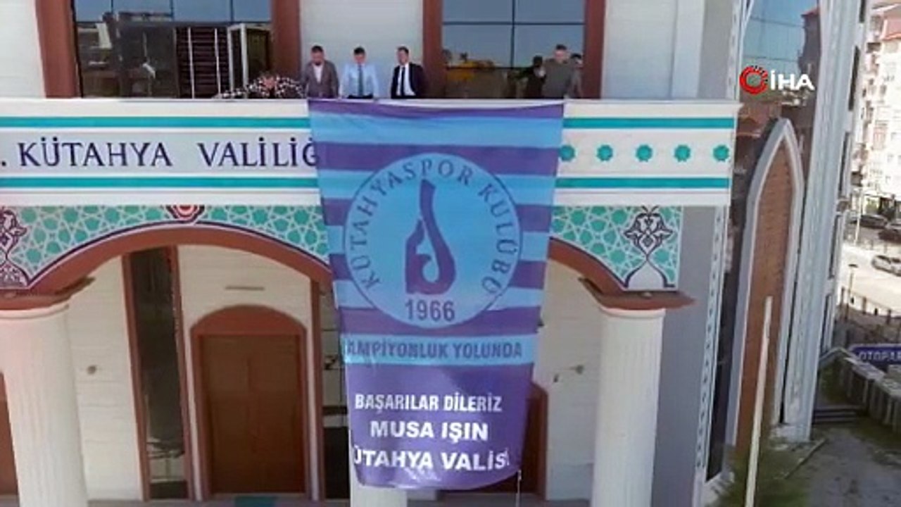 Kütahyaspor’un "43 bin bayrak" projesine ilk destek Vali Işın’dan | Ajansspor | IHA