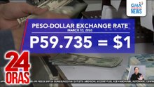 Panibagong all time low na halaga ng piso kontra dolyar | 24 Oras