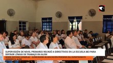 Supervisión de Nivel Primario reunió a directivos en la Escuela 883 para definir líneas de trabajo e