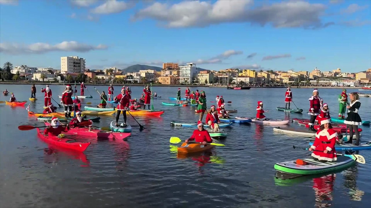 A Olbia Babbo Natale è venuto dal mare