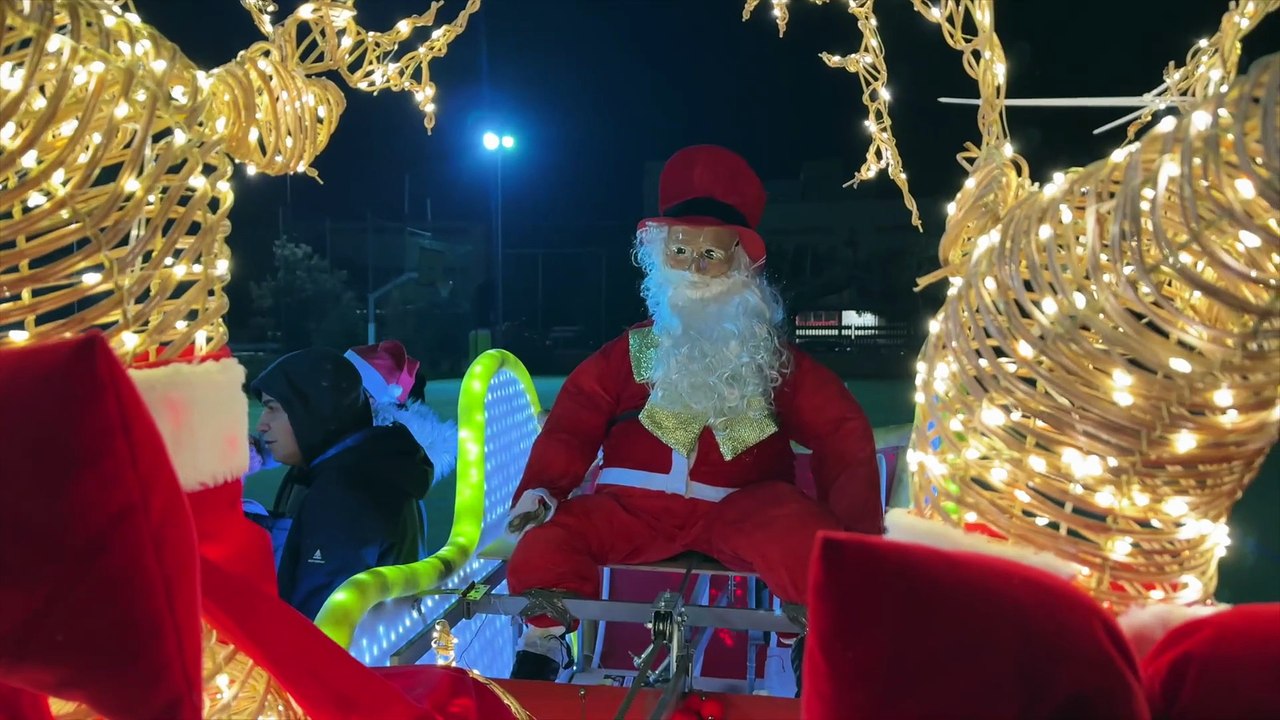 Babbo Natale volante in zona Bandinu