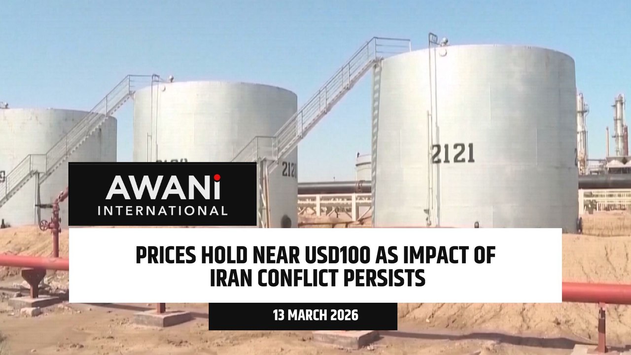 Oil prices hold near USD100 as iran conflict rattles markets
