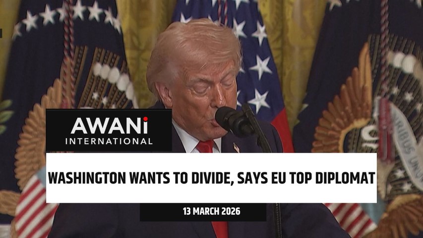 Washington wants to divide, says EU top diplomat