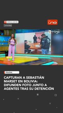CAPTURAN A SEBASTIÁN MARSET EN BOLIVIA: DIFUNDEN FOTO JUNTO A AGENTES TRAS SU DETENCIÓN