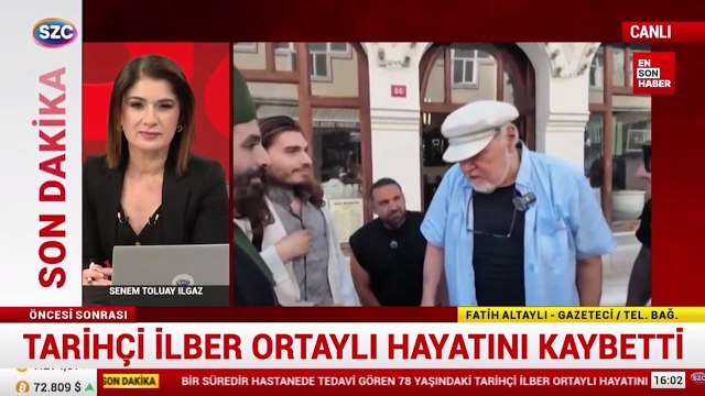 İlber Ortaylı'yı anlatan Fatih Altaylı gözyaşlarını tutamadı