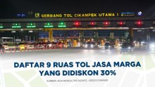 Daftar 9 Ruas Tol Jasa Marga yang Didiskon 30%