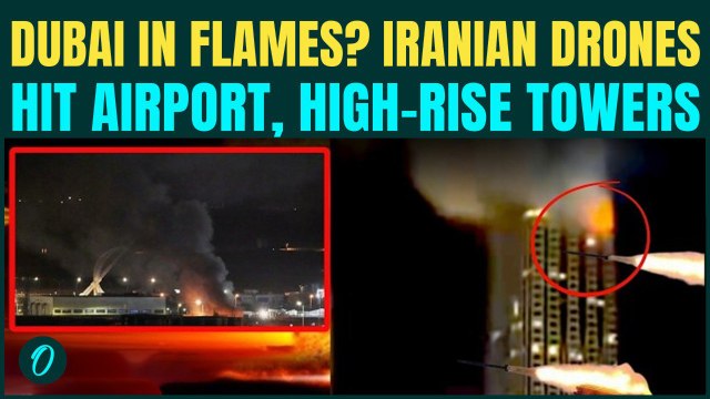 Iran BOMBS Dubai Airport, High Rises, Marina Towers | CHILLING Iranian Shahed Drone ATTACKS ON Cam