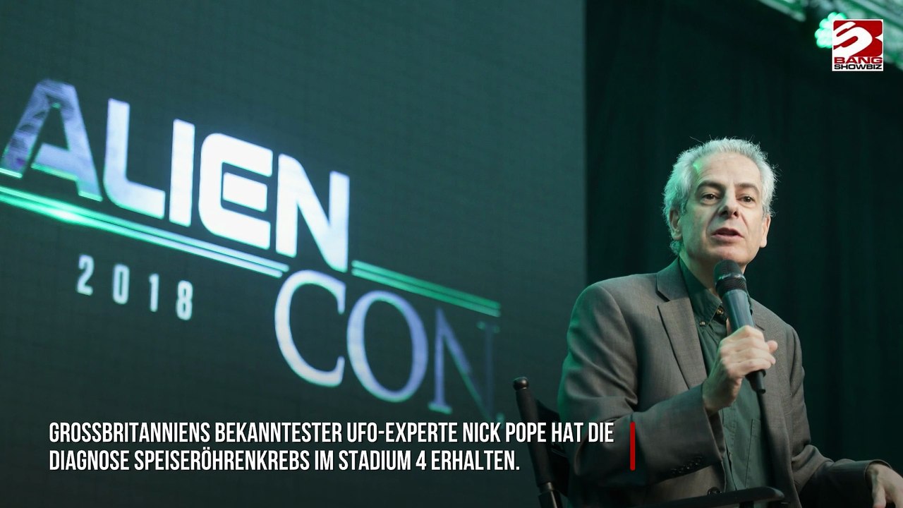 Nick Pope enthüllt niederschmetternde Diagnose: Großbritanniens führender UFO-Experte und 'echter Fox Mulder' ist krank