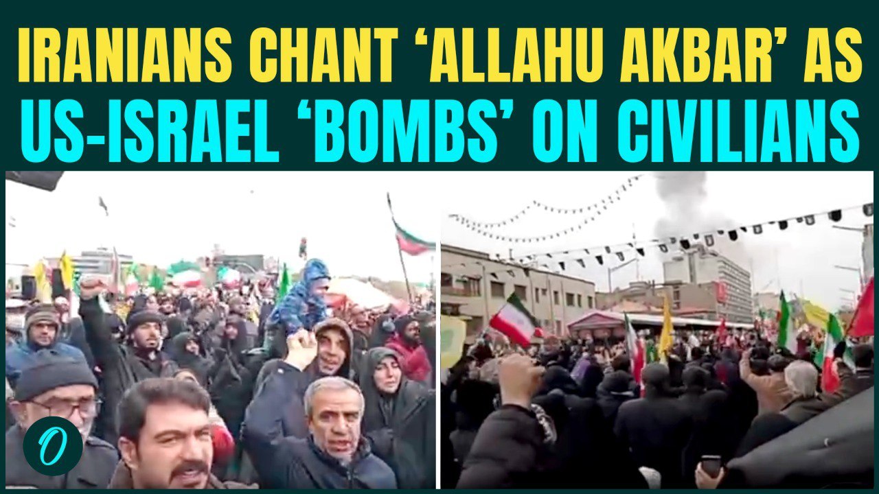 Quds Day in Iran: Thousands Iranians March in Tehran, BURN US-Israel Flags Amid Heavy BOMBING