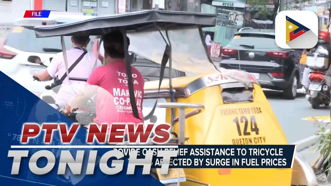 DSWD to provide cash relief assistance to tricycle and jeepney drivers affected by surge in fuel prices
