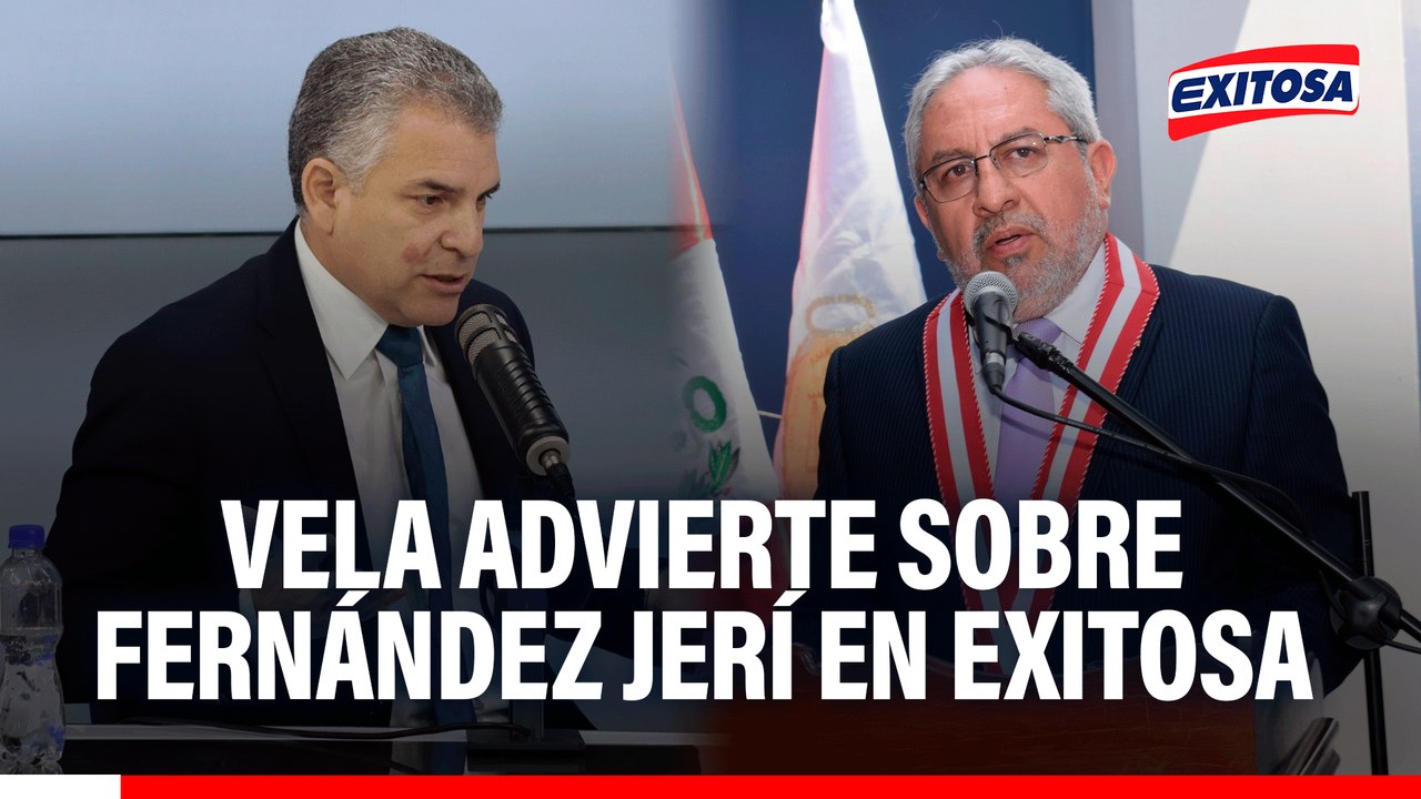 Rafael Vela advierte sobre medidas de Juan Fernández Jerí tras declarar en Exitosa