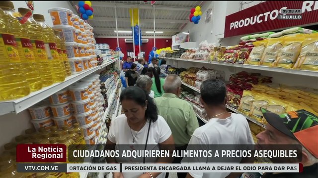 Trujillo | Más de 2 mil familias son beneficiadas con la reactivación del establecimiento Mercal Tipo 1