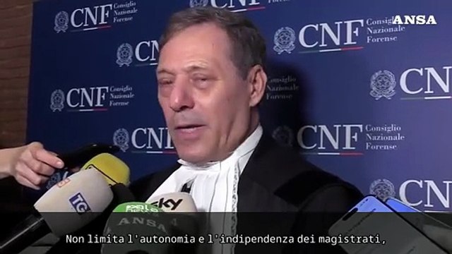 Referendum, Consiglio nazionale forense: Riforma non e' contro la magistratura