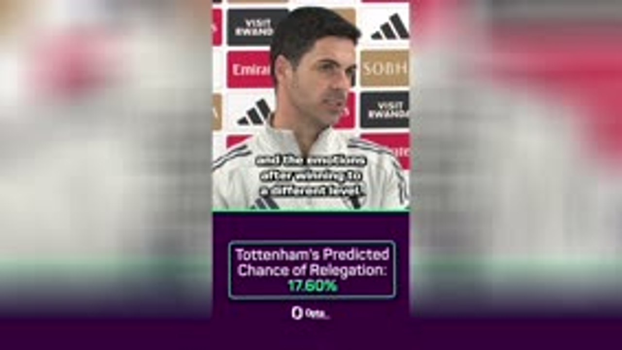 Does Arteta want to see Tottenham relegated?