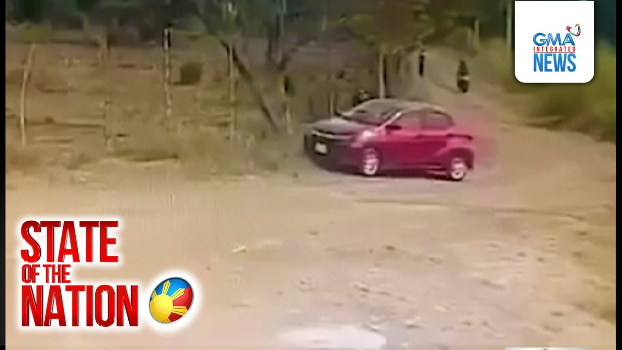 Babae at lalaking binaril at sinilaban sa loob ng kotse, inilibing na; gunman, tinutugis | SONA
