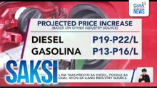 Hanggang P22/L na taas-presyo sa diesel, posible sa susunod na linggo, ayon sa ilang industry source | Saksi