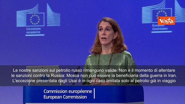 Usa autorizzano acquisto petrolio russo, Commissione Ue: Nostre sanzioni restano valide