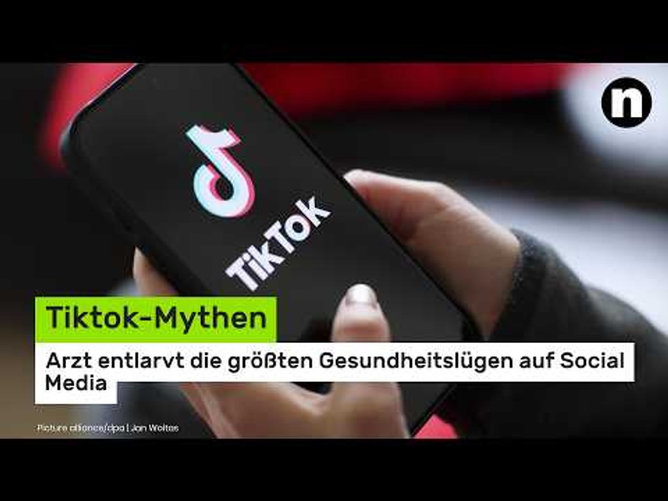 Tiktok-Mythen: Arzt entlarvt die größten Gesundheitslügen auf Social Media