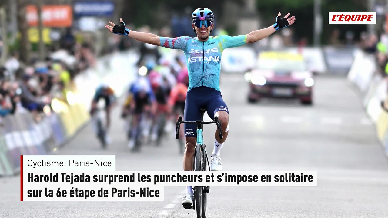 Tejada surprend les puncheurs et s'impose en solitaire sur la 6e étape - Cyclisme - Paris-Nice