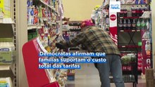 Democratas dizem que tarifas de Trump podem custar às famílias americanas mais de 2.500 dólares