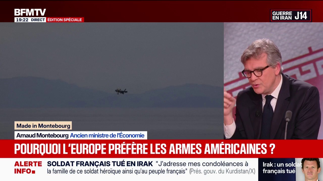 MADE IN MONTEBOURG - "La France achète 90% de ses propres armes à sa propre industrie", rappelle Arnaud Montebourg, ancien ministre de l'Économie