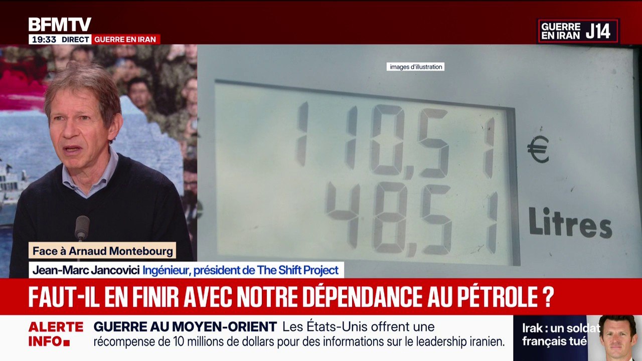 FACE À ARNAUD MONTEBOURG - Prix du carburant: "Les Français sont très sensibles à ce qu'ils paient souvent", explique Jean-Marc Jancovici, ingénieur