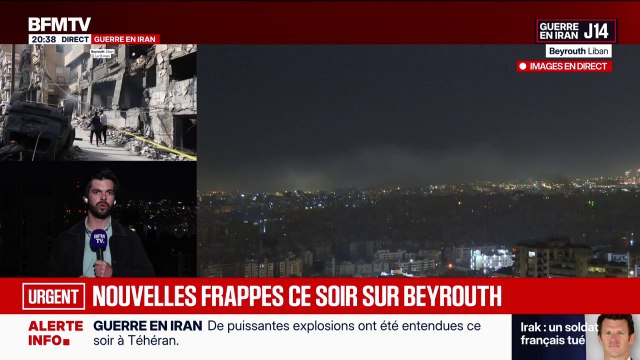 Des nouvelles frappes ont été entendues ce soir à Beyrouth au Liban