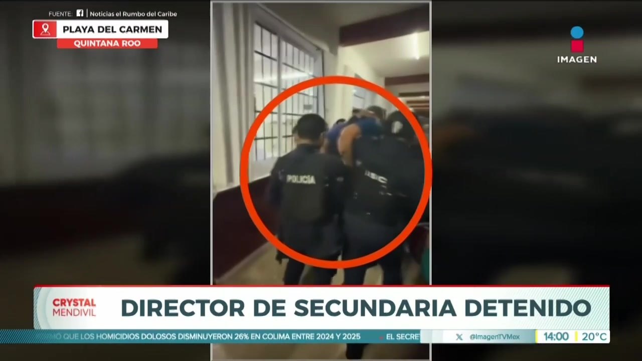 Detienen a profesor de secundaria por presuntamente intoxicar y abusar de tres alumnas